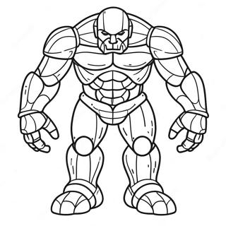 Iron Golem Coloring Page 35132-28262