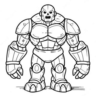 Iron Golem Coloring Page 35132-28263