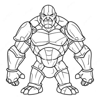 Iron Golem Coloring Page 35132-28264