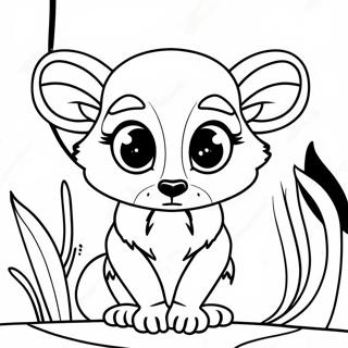 Lemur Coloring Page 35162-28282