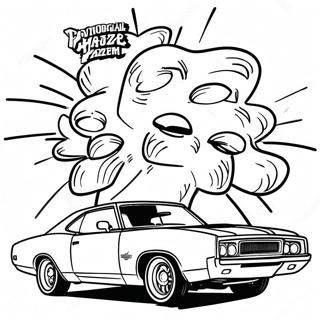 Dukes Of Hazzard Coloring Pages