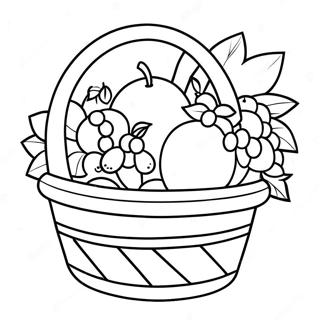 Fruit Basket Coloring Page 35192-28304