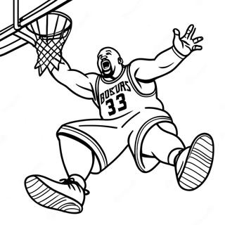 Shaq Coloring Pages