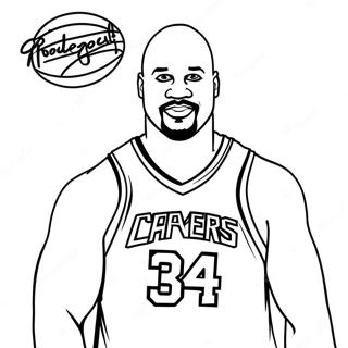 Shaq Coloring Pages