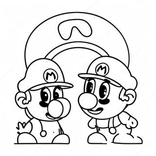 Cappy And Mario Adventure Coloring Page 3522-2916