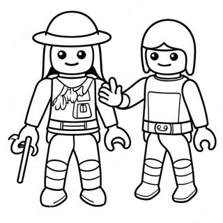 Playmobil Coloring Page 35232-28342