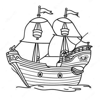 Playmobil Pirate Ship Coloring Page 35233-28339