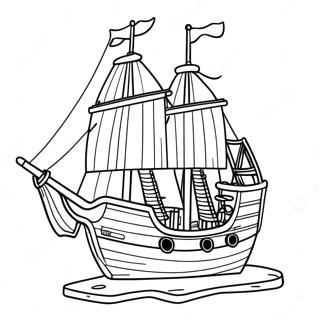 Playmobil Pirate Ship Coloring Page 35233-28340