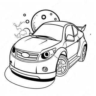 Sonic Car Coloring Page 35242-28348