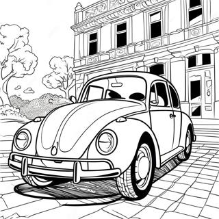 Vw Bug Coloring Pages