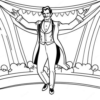 The Greatest Showman Coloring Page 35292-28398