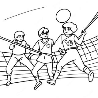 Harry Potter Quidditch Match Coloring Page 35302-28390