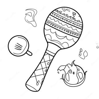 Maracas Coloring Page 35312-28403