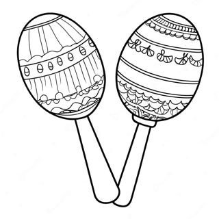 Maracas Coloring Page 35312-28404