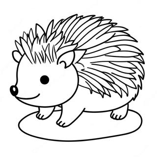 Hedgehog Coloring Page 3531-2910