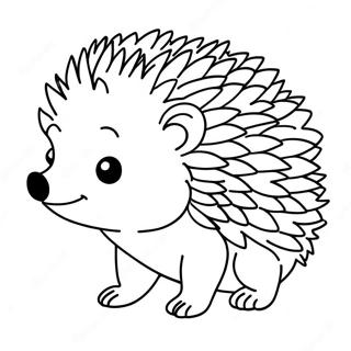 Hedgehog Coloring Page 3531-2911