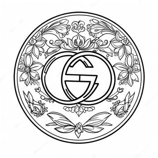 Gucci Logo Coloring Page 35342-28426