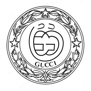 Gucci Logo Coloring Page 35342-28427