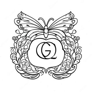 Gucci Logo Coloring Page 35342-28428