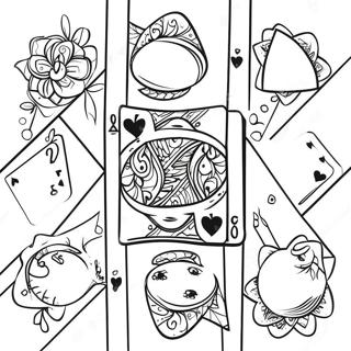 Colorful Uno Cards Coloring Page 35363-28445