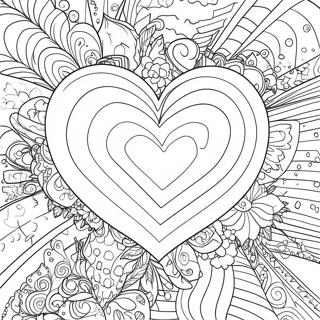 True Love Heart Coloring Page 35452-28514