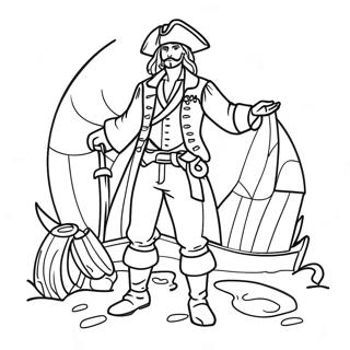 Pirate Santiago Adventure Coloring Page 35463-28527