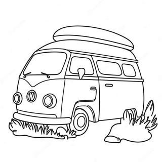 Barbie Camper Coloring Pages