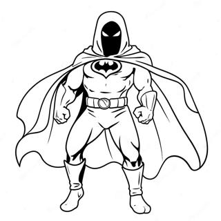 Moon Knight Coloring Pages