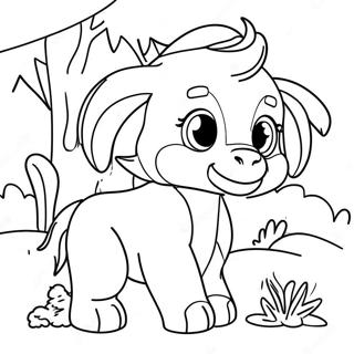 Adorable Hard Animal Safari Coloring Page 35493-28552