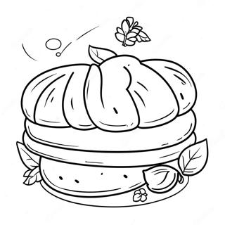 Freshly Baked Bread Coloring Page 35503-28554