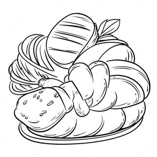 Freshly Baked Bread Coloring Page 35503-28555