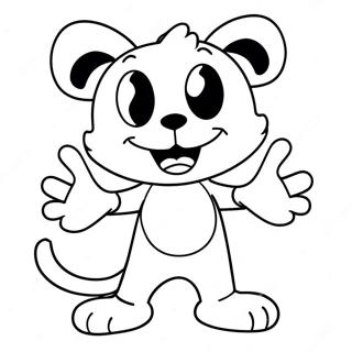 Felix The Cat With A Big Smile Coloring Page 35513-28569