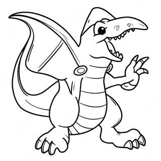 Garchomp Coloring Pages