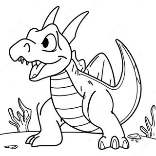 Garchomp Coloring Page 35522-28567