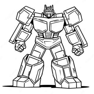 Ironhide Transformer Coloring Page 35532-28579