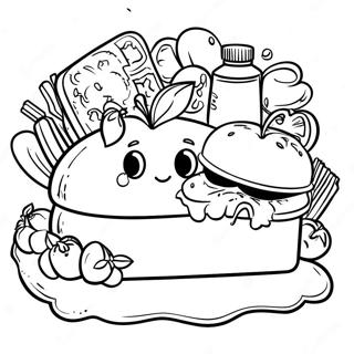 School Lunch Hero Day Coloring Page 35542-28582