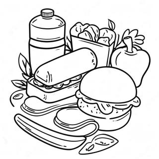 School Lunch Hero Day Coloring Page 35542-28583