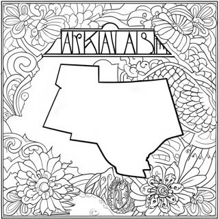 Arkansas State Outline Coloring Page 35592-28628