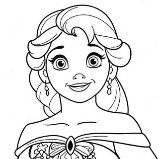 Frozen Disney Princess Coloring Pages