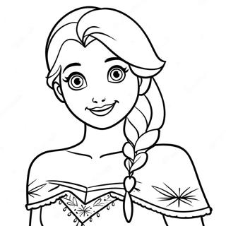 Frozen Disney Princess Coloring Page 3561-2948