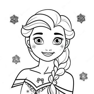 Frozen Disney Princess Coloring Pages