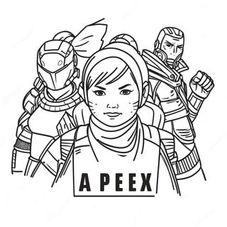 Apex Legends Coloring Page 35642-28678