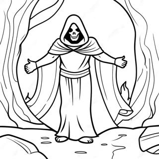 Wraith In Mysterious Shadows Coloring Page 35643-28666