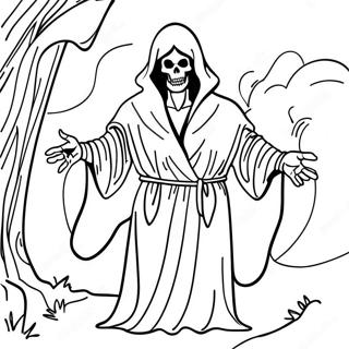 Wraith In Mysterious Shadows Coloring Page 35643-28667