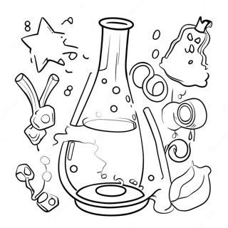 Science Christmas Coloring Pages