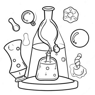 Festive Science Experiments Coloring Page 35663-28683