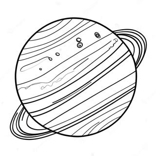 Colorful Jupiter With Rings Coloring Page 35673-28691