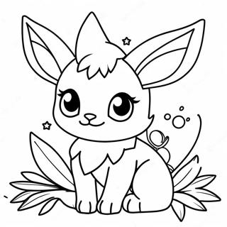 Leafeon Coloring Pages