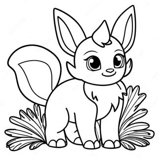 Leafeon Coloring Page 35692-28706