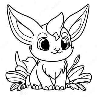 Leafeon Coloring Page 35692-28708